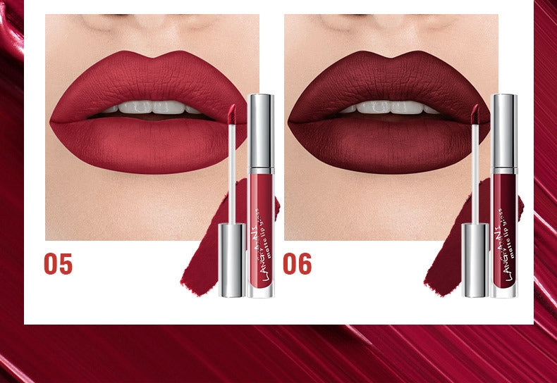 Lipstick 6 Count Set Matte Velvet Lip Gloss