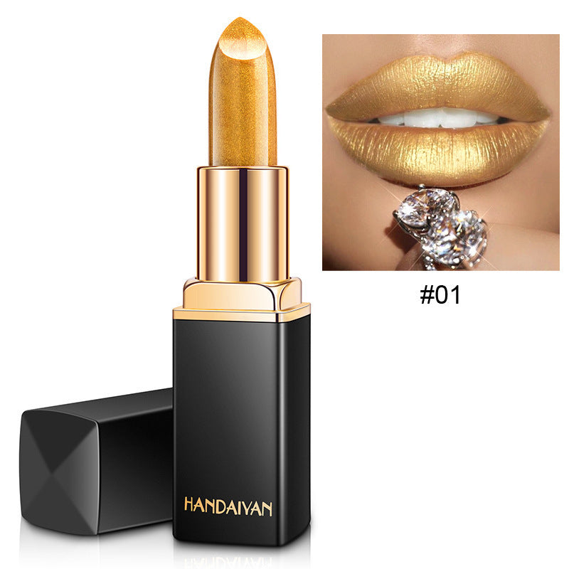 Han Daiyan Mermaid Metallic Lipstick – Shiny, Color-Changing Perfection