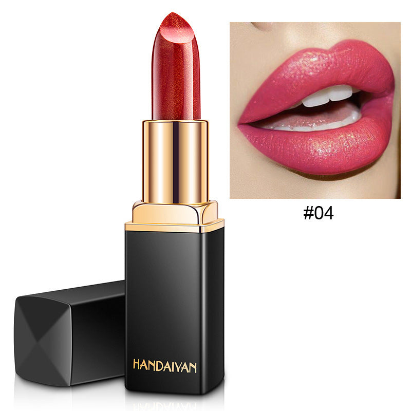 Han Daiyan Mermaid Metallic Lipstick – Shiny, Color-Changing Perfection