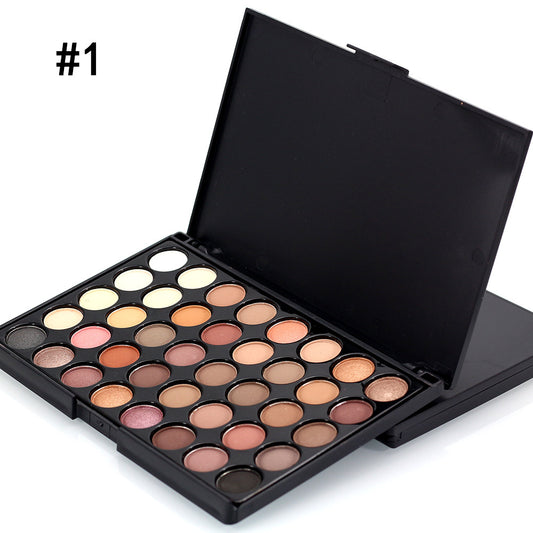 Ultimate Glam: 40-Color Waterproof Glitter Makeup Palette