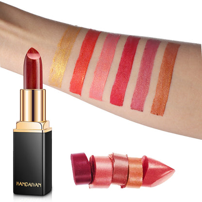 Han Daiyan Mermaid Metallic Lipstick – Shiny, Color-Changing Perfection